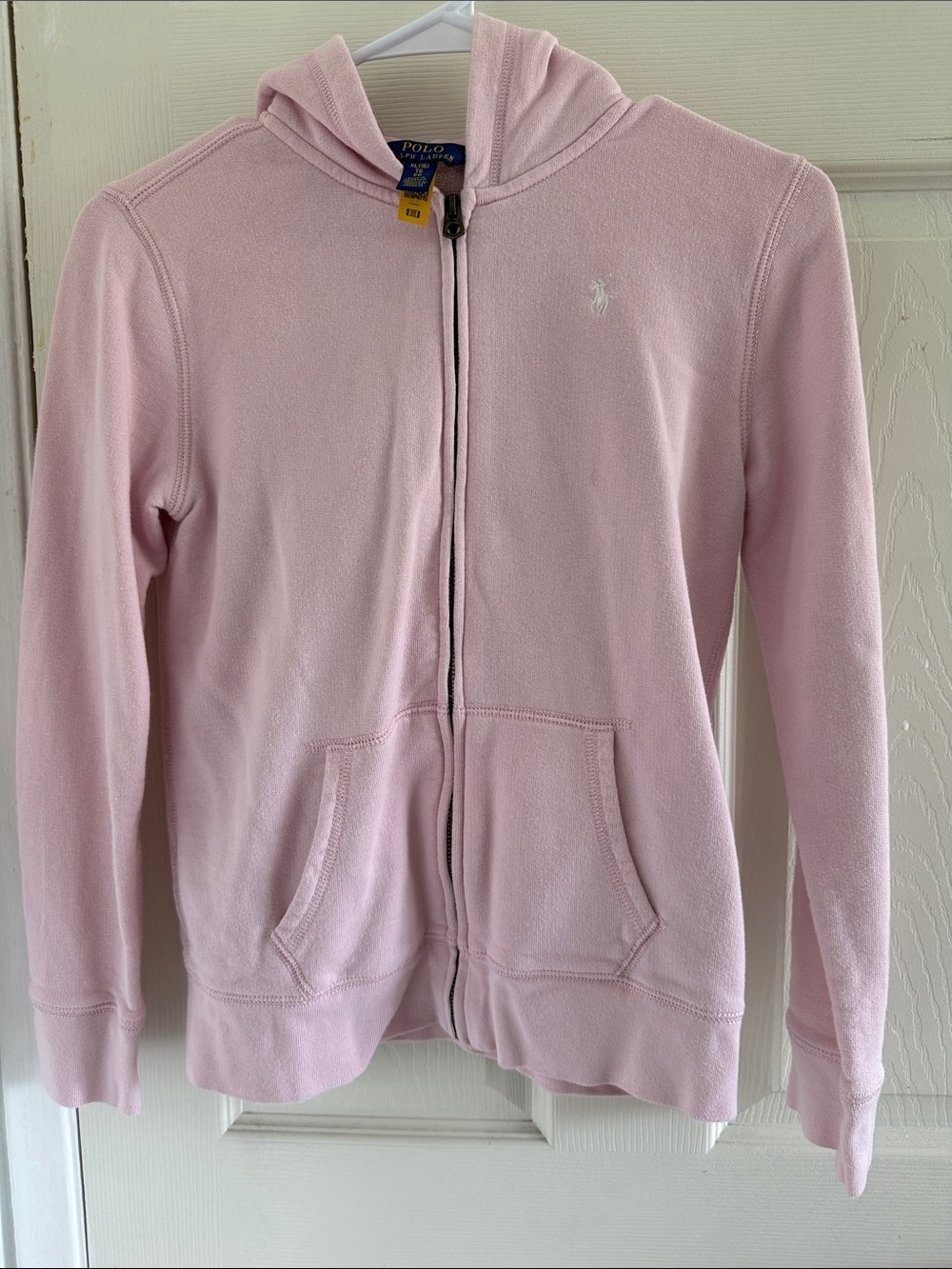 Polo by Ralph Lauren Light Pink Zip Hoodie